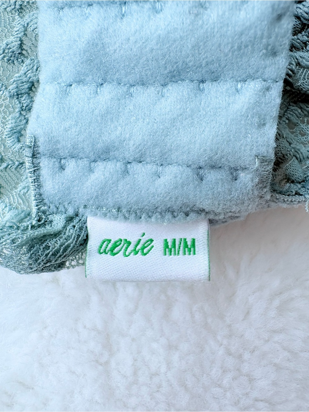 Aerie Lace Bralette in Mint Green, M - Picture 8 of 9